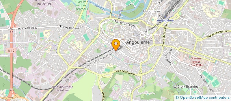 localisation de l'entreprise 530 820 919 à ANGOULEME