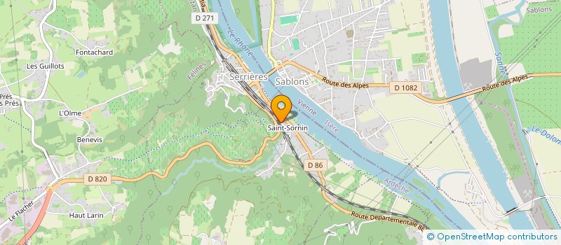 localisation de l'entreprise 530 824 846   SERRIERES