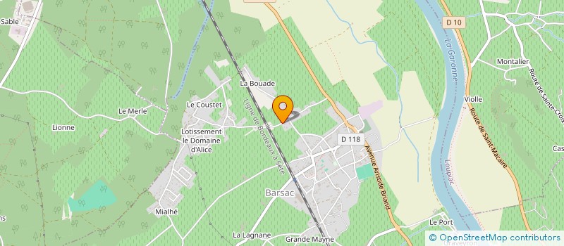 localisation de l'entreprise 530 841 295   SAUTERNES