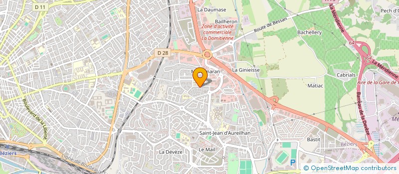 localisation de l'entreprise 530 851 088   BEZIERS