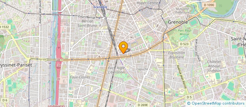 localisation de l'entreprise 530 890 854  à GRENOBLE