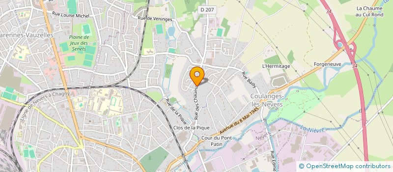 localisation de l'entreprise 530 901 198   COULANGES-LES-NEVERS