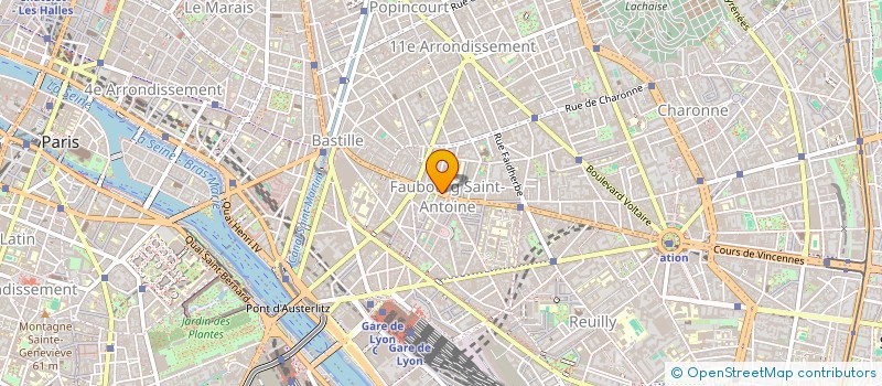 localisation de l'entreprise 530 915 313   PARIS 11