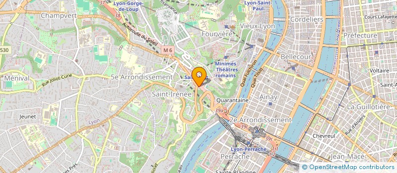 localisation de l'entreprise 530 989 441   LYON