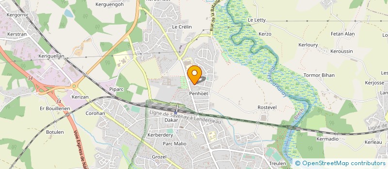 localisation de l'entreprise 530 997 923   BRECH