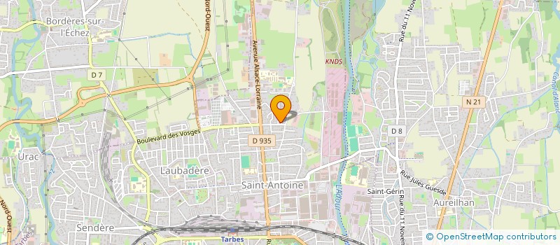 localisation de l'entreprise 530 998 905   TARBES