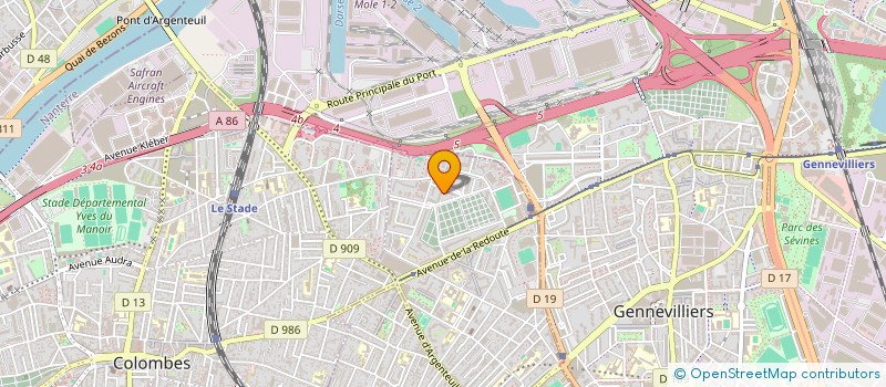 localisation de l'entreprise 531 026 847 à ASNIERES-SUR-SEINE