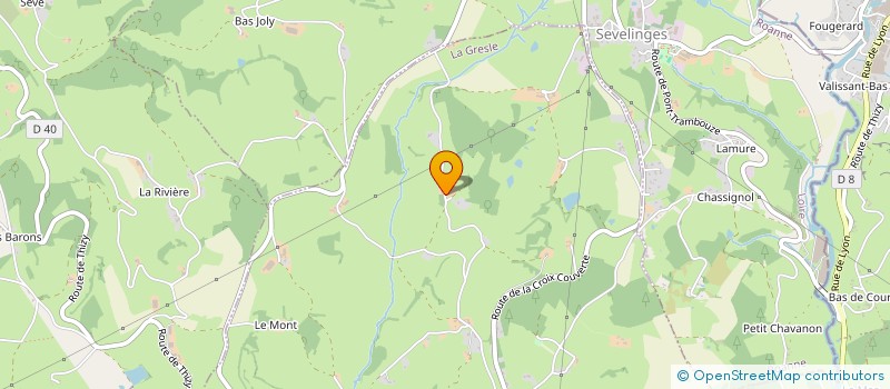 localisation de l'entreprise 531 028 157   LA GRESLE