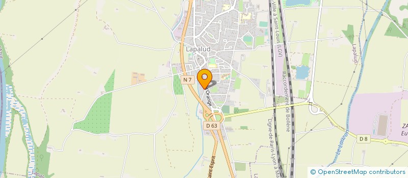 localisation de l'entreprise 531 033 629   LAPALUD