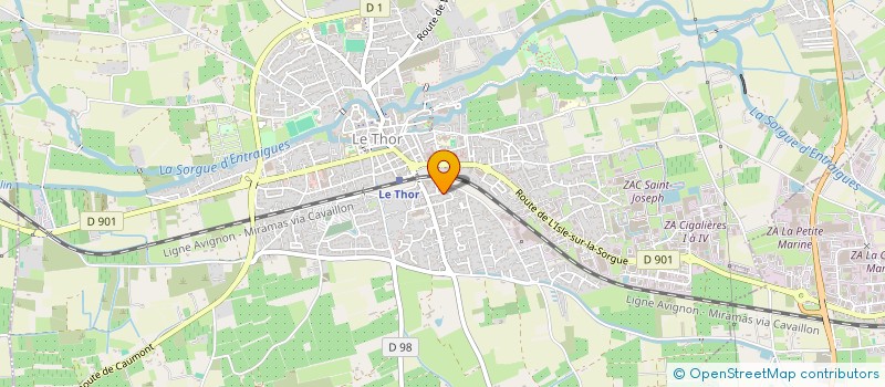localisation de l'entreprise 531 096 493  à LE THOR