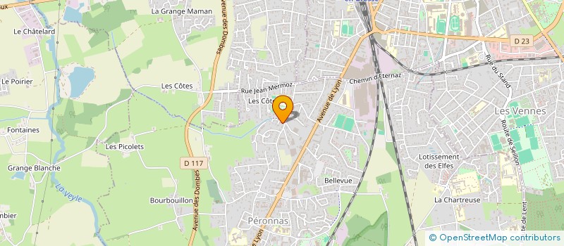 localisation de l'entreprise 531 103 398 à PERONNAS