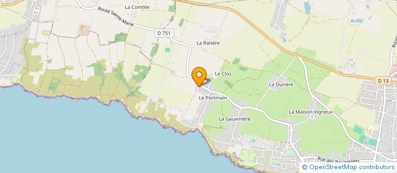 localisation de l'entreprise 531 105 567   PORNIC