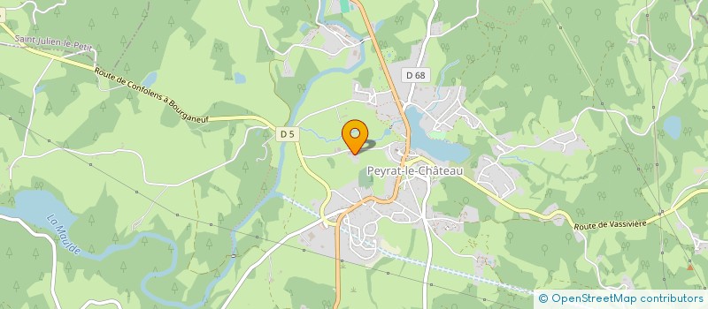 localisation de l'entreprise 531 132 991 à PEYRAT-LE-CHATEAU