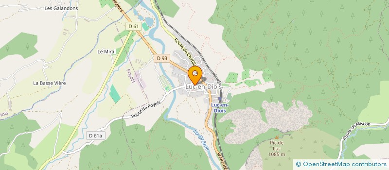 localisation de l'entreprise 531 193 399   LUC-EN-DIOIS