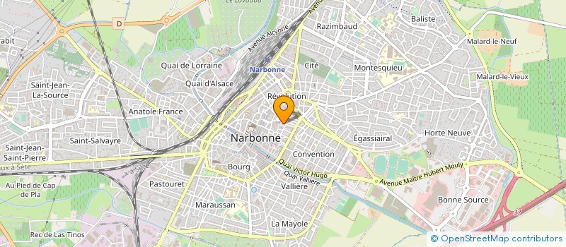 localisation de l'entreprise 531 216 869   NARBONNE