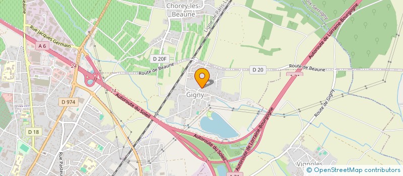 localisation de l'entreprise 531 232 783  à DIJON