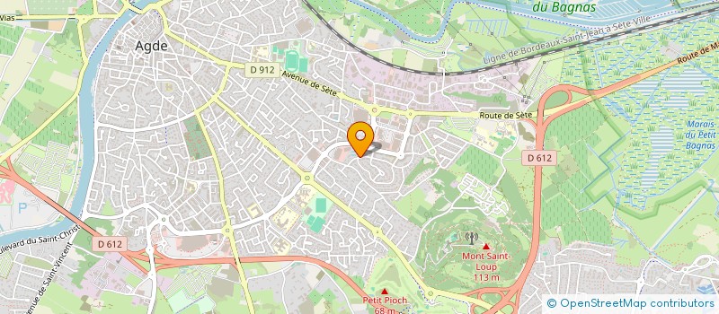 localisation de l'entreprise 531 304 301  à MARSEILLAN