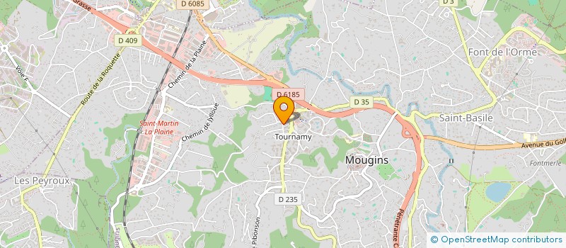 localisation de l'entreprise 531 333 334 à VALBONNE