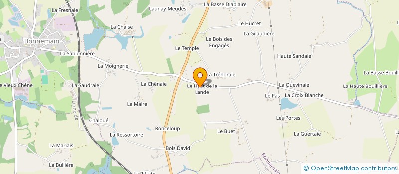 localisation de l'entreprise 531 338 002   BONNEMAIN