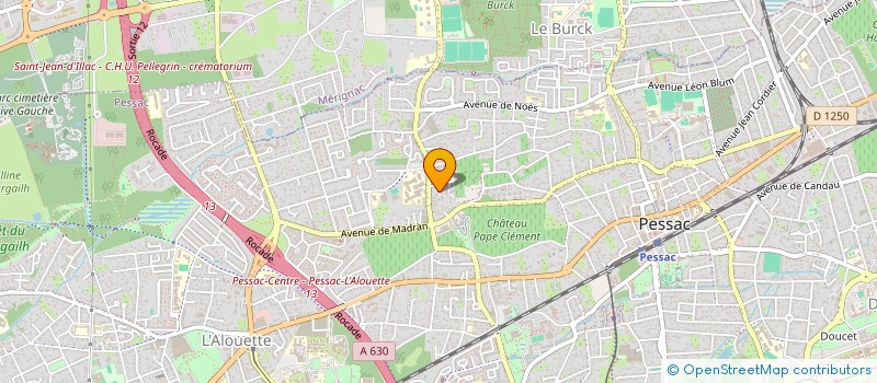 localisation de l'entreprise 531 360 642  à PESSAC