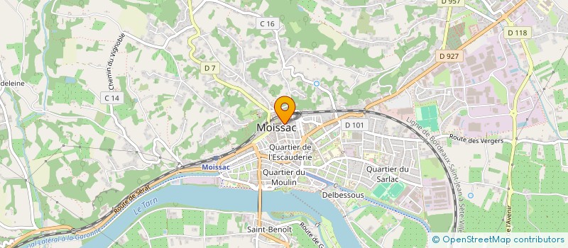 localisation de l'entreprise 531 365 609   MOISSAC