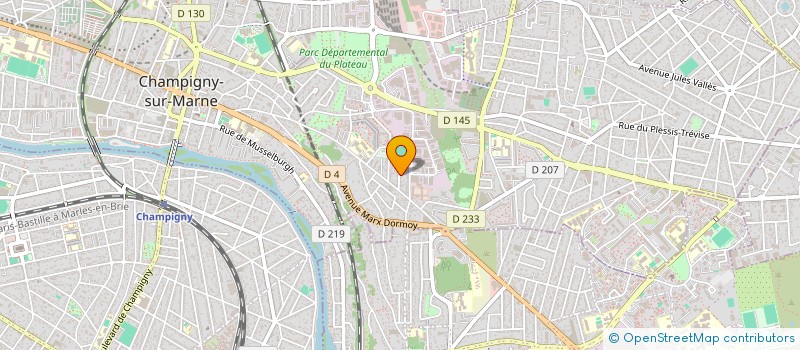 localisation de l'entreprise 531 370 765  à CHAMPIGNY-SUR-MARNE