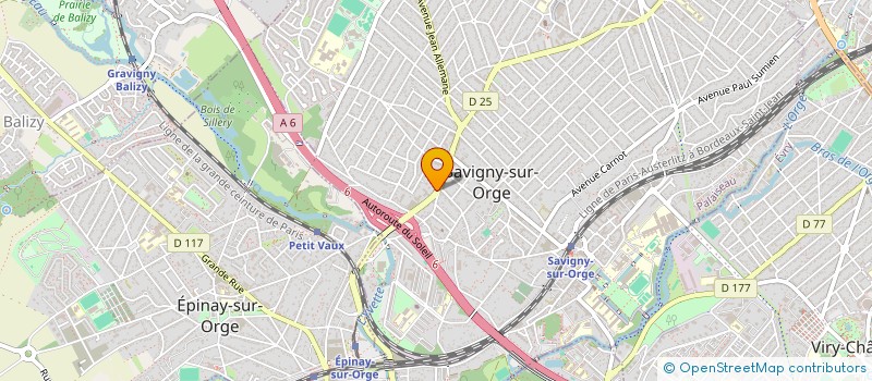 localisation de l'entreprise 531 388 619 à SAVIGNY-SUR-ORGE