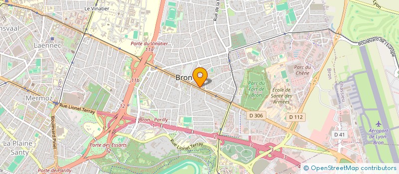 localisation de l'entreprise 531 396 919 à BRON