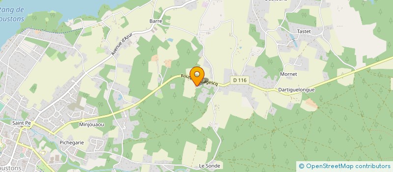 localisation de l'entreprise 531 432 706 à SOUSTONS