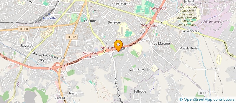 localisation de l'entreprise 531 500 247  à ALBI