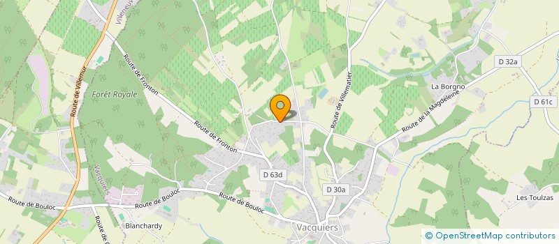 localisation de l'entreprise 531 537 835   VACQUIERS