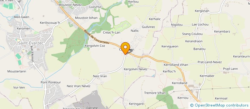 localisation de l'entreprise 531 548 329   SAINT-EVARZEC