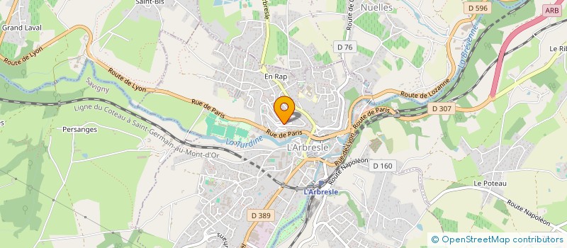 localisation de l'entreprise 531 579 191   L'ARBRESLE