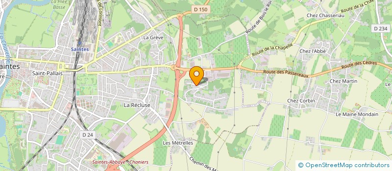 localisation de l'entreprise 531 589 273 à SAINTES