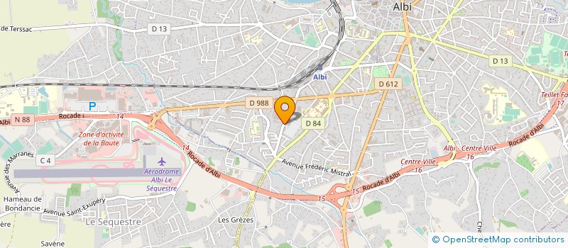 localisation de l'entreprise 531 809 747 à ALBI