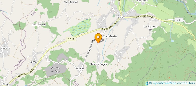 localisation de l'entreprise 531 849 826   CUSY