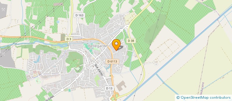 localisation de l'entreprise 531 901 791   BELLEGARDE