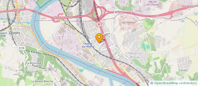 localisation de l'entreprise 531 908 945   CHASSE-SUR-RHONE