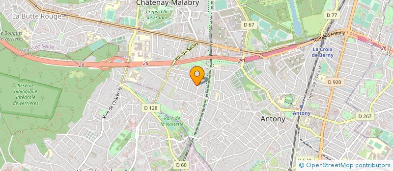 localisation de l'entreprise 531 925 972  à ANTONY