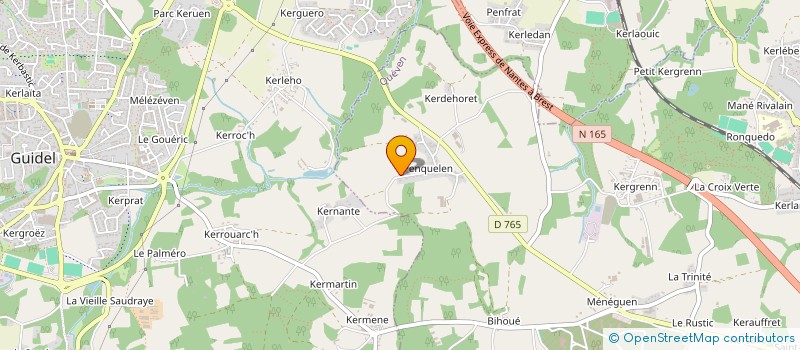 localisation de l'entreprise 531 999 076   QUEVEN