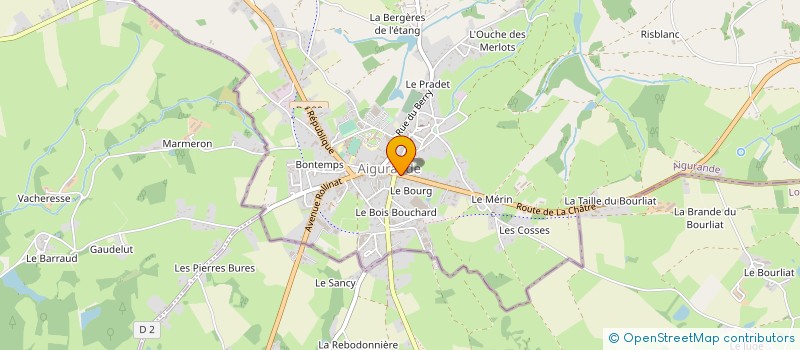 localisation de l'entreprise 532 011 715 à AIGURANDE