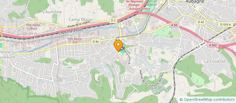 localisation de l'entreprise 532 022 605 à AUBAGNE