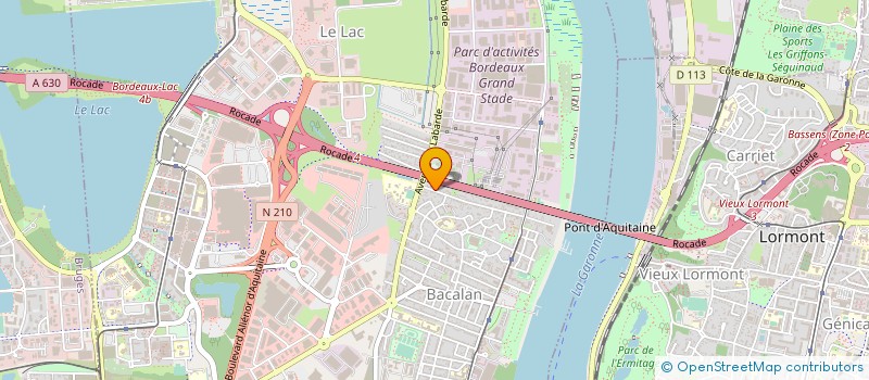 localisation de l'entreprise 532 034 188   BORDEAUX