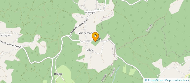 localisation de l'entreprise 532 036 407   CREMPS