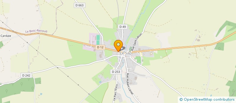 localisation de l'entreprise 532 046 224 à GACE