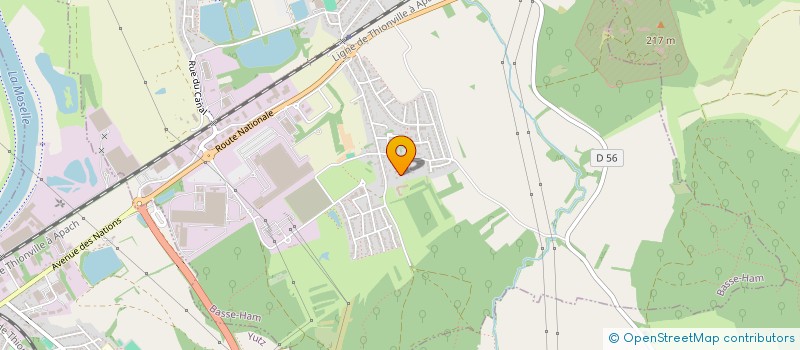 localisation de l'entreprise 532 055 449   BASSE-HAM