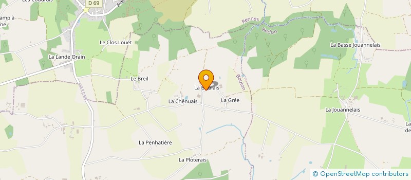 localisation de l'entreprise 532 058 617   BAULON