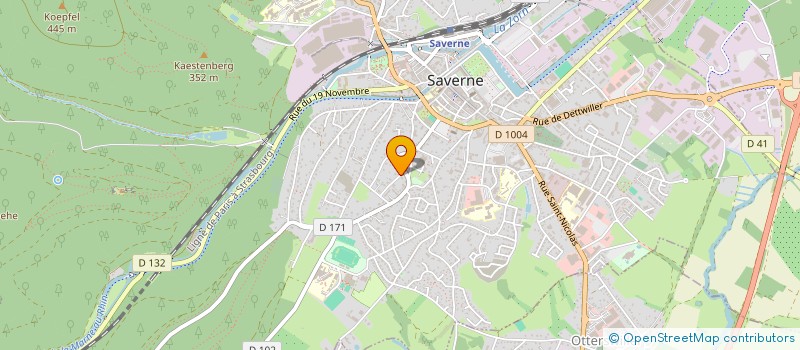 localisation de l'entreprise 532 077 575   SAVERNE