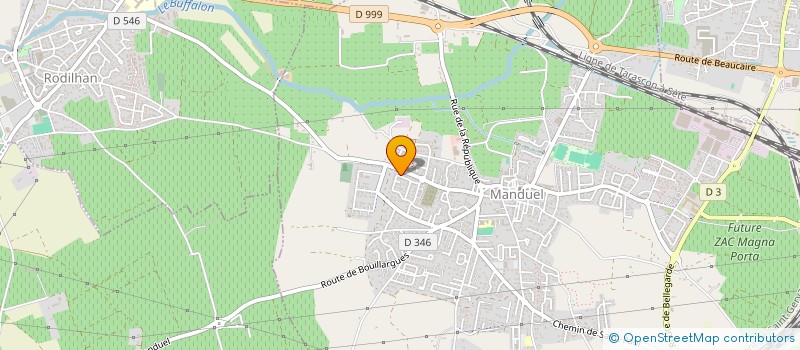 localisation de l'entreprise 532 091 469   BOUCOIRAN-ET-NOZIERES