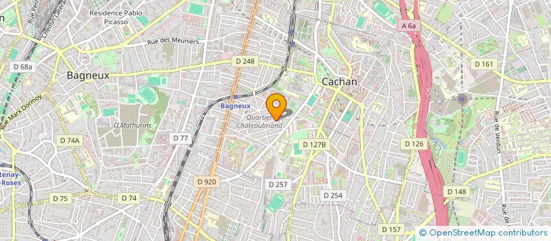 localisation de l'entreprise 532 174 943   CACHAN